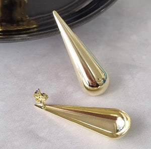 AROS GOTA ALARGADA ORO