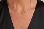 COLLAR ESTRELLAS CRISTALES ORO FINE