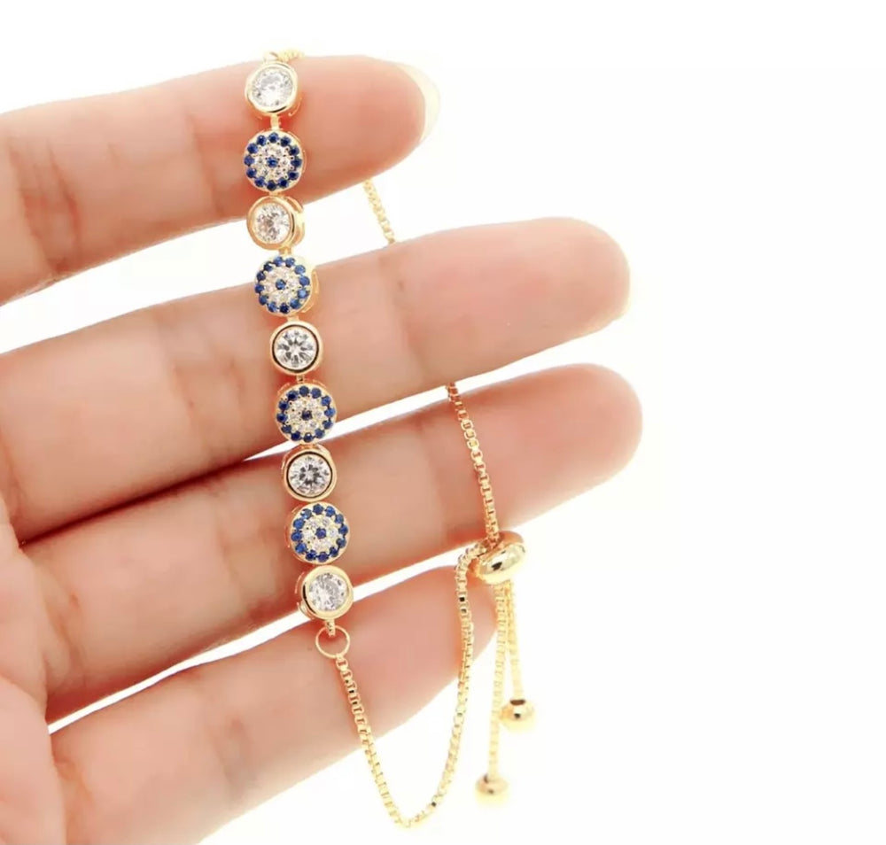 Pulsera Full Lucky Eye Gold