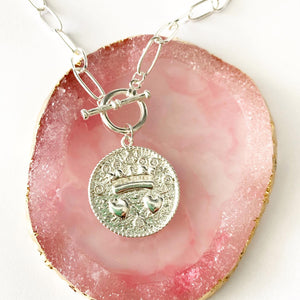 COLLAR QUEEN PLATA