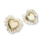 Aros Corazón Romano Gold